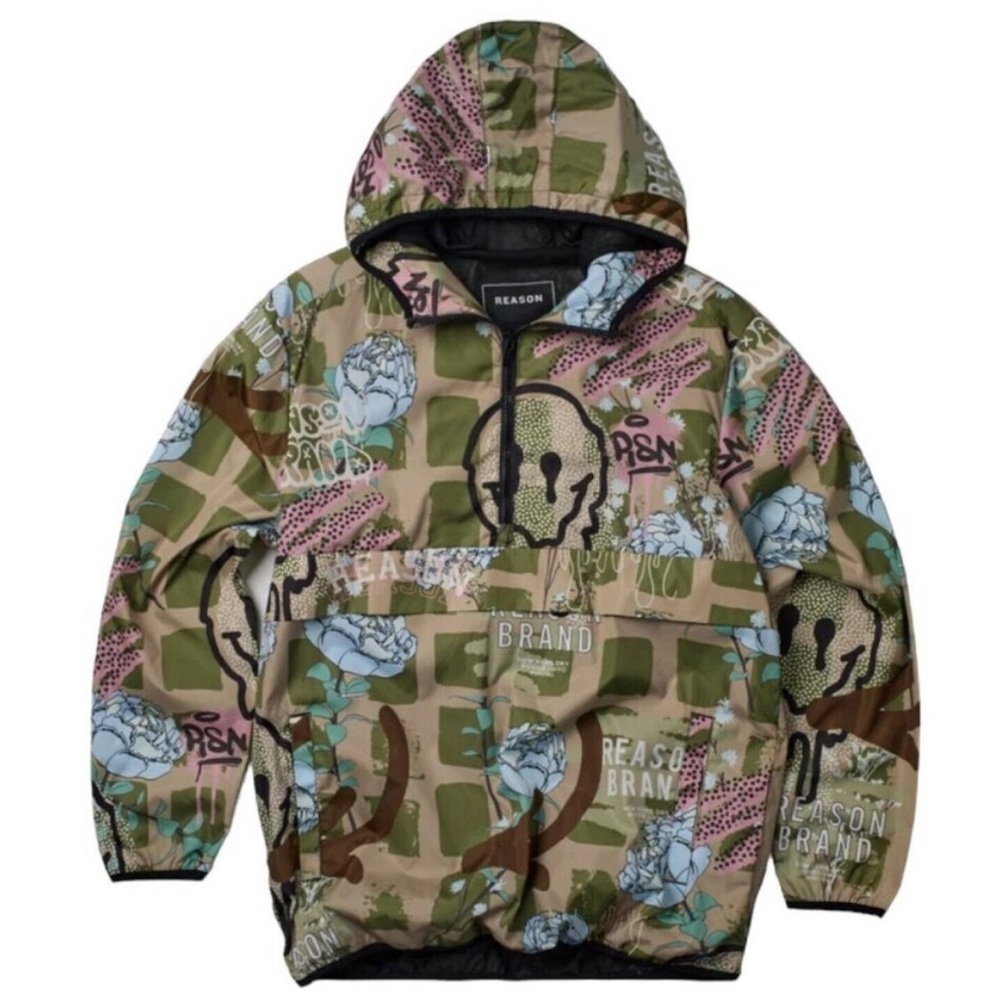 Unisex REASON Windbreaker Hooded Jacket - Picture 9 of 9